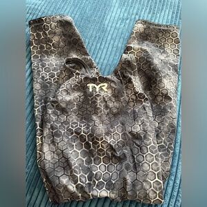 TYR Swimsuit - Black and Gray 26